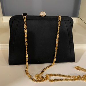 Small Dress Purse with Gold Chain